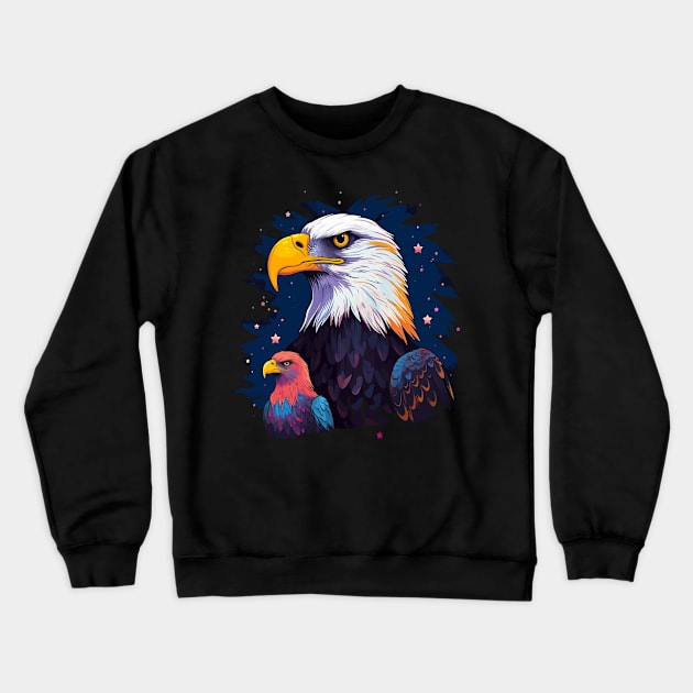 Eagle Fathers Day Crewneck Sweatshirt by JH Mart